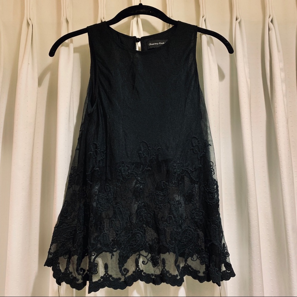 charms fashion crop top